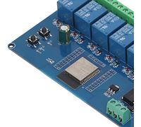 SEAFRONT Modulo relè a 8, Scheda relè Wireless WiFi BLE PCB con WROOM 32E, CC da 5 V a 30 V, 8, I O Programmabile e UART per lo Sviluppo IoT di Casa Intelligente