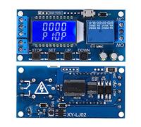 SEAFRONT Modulo relè Ritardo, Display LCD, Actuator Alto/basso, Funziona a 6-30 V, Controllo Timer per Automazione Industriale