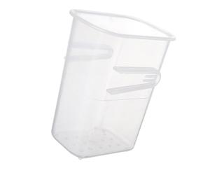 SEAFRONT Organizer per Porta Laterale del Frigorifero, Robusto Contenitore in Plastica per un'efficiente Conservazione degli Alimenti, Design Salvaspazio, Ideale per l'organizzazione della