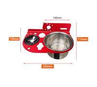 SEAFRONT Organizer per Strumenti con Scala a Spina di Pesce, Acciaio Ad Alto Tenore di Carbonio, Ripiano per Raccolta Multi-strumenti, Facile Installazione per Progetti di Ristrutturazione e