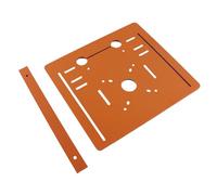 SEAFRONT Piatto di Base della Macchina Taglio, Resina Fenolica, Guida a Circolare, Dimensione di Base di 28 X 25 Cm, Ideale per la Lavorazione del Legno e Progetti Fai - -te