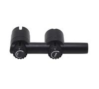 SEAFRONT Pickup Kazoo a Doppio Foro, Pickup per Microfonico per Flauto Plug and Play con Cavo Audio per Strumenti a Fiato, Kit in Plastica a Doppio Prelievo per Musicisti, Facile da Usare e
