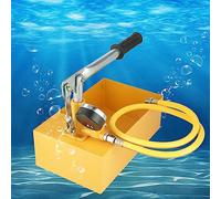 SEAFRONT Pompa Idraulica Manuale, Costruzione in Alluminio, Tester di Pressione dell'acqua 2,5 MPA per il Test del Gasdotto