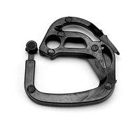 SEAFRONT Porta Clamp/Holder per Rete Ombreggiante, Clamp/Holder Nera Resistente per Serra, Gancio per di Ombreggiatura da 50 Pezzi per Giardinaggio e Supporto per Piante