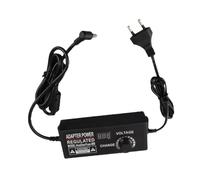 SEAFRONT Regolatore di Potenza DC, Regolabile 3-12V 10A, Display di | Materiale in Plastica, Alimentatore AC, Strisce LED, Router, Modem DSL e Telecamere, Controllo PWM, Protezione da