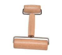 SEAFRONT Rullo per Impastare, Impugnatura Comoda, Tecnologia di Copertura, Due Dimensioni, Facile da Usare, Legno di Faggio con Acciaio Inossidabile, Adatto per Pizza, Torte, Pane, ecc.