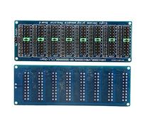 SEAFRONT Scheda Resistore Programmabile, Componente Elettronico di Precisione da 0,1R a 9999999R 8 Sezioni 0,1R con Morsettiera a Vite, per Esperimenti Didattici Progettazione di