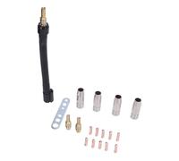 SEAFRONT Set Consumabili per Torcia di Saldatura MIG MAG, Kit da 18 Pezzi con Ugelli Protettivi per Collo Flessibili e Punte di Contatto per MB15 15AK, Materiale in Ottone