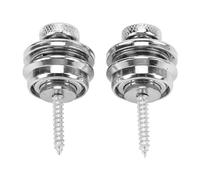 SEAFRONT Set di Blocchi di Cinghia per Servizio Pesante, Blocchi di Chitarra Non Slip Cono per Basso per la Chitarra (SILVER)