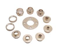 SEAFRONT Set di Guide per Modelli di Fresatrice in Ottone, Kit di Boccole per Fresatrice da 11 Pezzi con Processi di Conservazione del, Ideali per le attività di Lavorazione del Legno