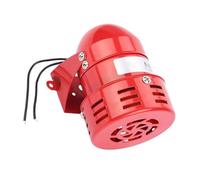 SEAFRONT Sirena di Allarme Motore Mini, Sirena Industriale a Suono Continuo 220V 110 DB Rossa con Base Fissa e Ugello Regolabile for Fabbrica Cantiere Stradale Dispositivo di Guasto