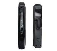 SEAFRONT Smart Fingerprint Door Lock, 8 Unlock Ways | di accesso senza chiave, scansione biometrica AI, corpo in lega di alluminio, allarme anti-intrusione con spioncino, per