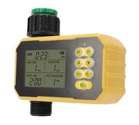 SEAFRONT Timer di Irrigatore Acqua Solare Timer di Irrigazione Automatico Pannello Solare Regolabile con Sensore di Pioggia per il Ritardo di Pioggia del Prato Cortile