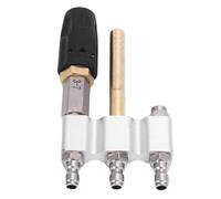 SEAFRONT Ugello per Idropulitrice 3 in 1 Ugello per Sapone a Lunga Portata 0-60° Angolo di Spruzzo Regolabile 1000-5000PSI con Attacco Rapido 1/4" per Accessori per Idropulitrici Ad