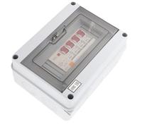 SEAFRONT Unità Consumatore a 3 Vie, 63A 30mA RCD 3MCB 6A 16A 32A, Compatto e Leggero, Ritardante Agli Urti, con Protezione IP65, per Garage, Roulotte, Officine, Annessi