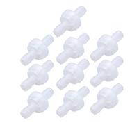 SEAFRONT Valvola di Ritegno a una Via in Plastica PP da 10 Pezzi, Valvola di Arresto dell'acqua Resistente Alla Corrosione Alle Alte Temperature per l'industria Chimica delle Attrezzature per (7,9