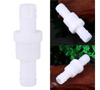 SEAFRONT Valvola di Ritegno in a 1 Via Valvola di Non Ritorno in Plastica da 12 Mm per Gas Combustibile, Aria Liquida, Impedisce il Riflusso con Facile Installazione Nelle Apparecchiature delle Pompe