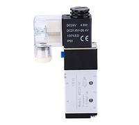SEAFRONT Valvola Pneumatica a Solenoide 4V210-08 2 Posizioni 5 Vie 12V | Valvola di Controllo Pneumatica, Aria Filtrata, Assieme Compatto, 1,5 a 8,0 Kgf,Cm2, 5 a 50 C, IP65, 0,05 Sec
