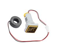 SEAFRONT Voltmetro con Display A LED Misuratore Digitale di Tensione e Corrente in Plastica da 60 A 500 V da 0 A 100 A Display Trasparente da 22 Mm Alta Precisione per Test Elettrici Tecnici di