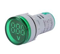 SEAFRONT Voltmetro Digitale a LED Misuratore di Tensione CC in Plastica da 6 a 100 V Display Giallo Lettura Compatta Ad Alta Precisione per Test di Batterie per Motociclette Marine Automobilistiche