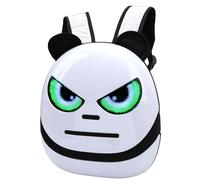 SEAFRONT Zaino LED, Zaino per Moto con Guscio Rigido 3D con Schermo Personalizzabile 16x32 per Viaggi in Bicicletta, Controllo APP Alimentato Tramite USB, Materiale PC ABS Impermeabile,