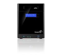 Seagate 4-Bay NAS con Storage Incluso HDD da 8 TB, Nero/Antracite