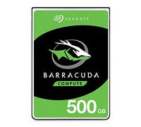 Seagate - Barracuda 500 GB, HDD, SATA, 6 Gb/s 5400 giri al minuto, 6,4 cm, 7 mm, 128 MB Cache BLK