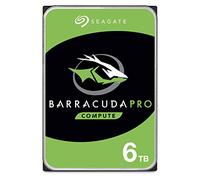 Seagate BarraCuda Pro, 6 TB, Hard Disk Interno, SATA 6 GBit/s, 3.5", 7.200 RPM, per PC Desktop, 2 Anni di Servizi Rescue (ST6000DM004)
