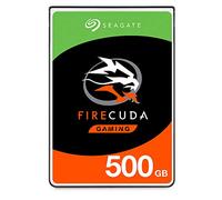 Seagate - Disco rigido interno, ibrido, serie: FireCuda, SSHD, 6,4 cm (2,5 pollici) Nero 0.5 TB