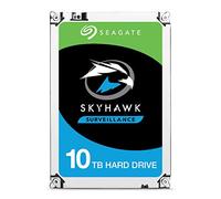 Seagate - Disco rigido SkyHawk AI da 10 TB di sorveglianza da 3,5", ST10000VE0008 (SATA 6 Gb/s/250 MB/7200 giri/min)