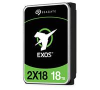 SEAGATE EXOS 2X18 SAS 18TB Elio 7200rpm Capacità 9TB Per Unità Logica 12Gb/s 2