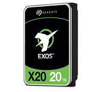 Seagate Exos X20 20TB, disco rigido SAS 12Gb/s da 3,5 pollici, 7200 RPM, 2,5M MTBF, 512e e 4Kn FastFormat, bassa latenza con cache avanzata (ST20000NM002D)