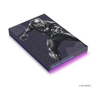 Seagate FireCuda 2TB disco rigido esterno portatile, compatibile con PS4, PS5, Xbox One/Series, PC, Marvel Edition Black Panther, USB 3.2, 3 anni di Rescue Services (STKL2000401)