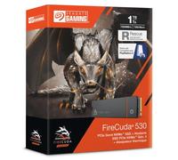 Seagate FireCuda 530, 1 TB, Internal Solid State Drive - M.2 PCIe Gen4 ×4 NVMe 1.4, transfer speeds up to 7,300 MB/s, 3D TLC NAND, 1,275 TBW, Heatsink, (ZP1000GM3A023)