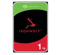Seagate IronWolf, 1 TB, Disk Interno NAS, SATA da 6 Gbit/s, CMR 3,5", 5400 giri/min, cache 64 MB, NAS RAID, 3 anni Rescue Services, Imballaggio Senza Frustrazioni (ST1000VNZ08)