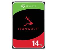Seagate IronWolf, 14TB, Hard Disk SATA da 6GBit/s, HDD, CMR 3,5" 7.200 RPM, Cache da 256 MB per NAS con Sistema RAID, 3 anni Rescue Services (ST14000VN0008)