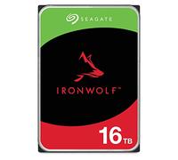Seagate IronWolf, 16TB, Hard Disk SATA da 6GBit/s, HDD, CMR 3,5" 7.200 RPM, Cache da 256 MB per NAS con Sistema RAID, 3 anni Rescue Services (ST16000VN001)