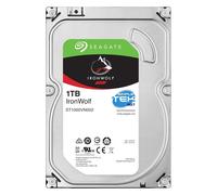 Seagate IronWolf, 1 TB, Disk Interno NAS, SATA da 6 Gbit/s, CMR 3,5", 5400 giri/min, cache 64 MB, NAS RAID, 3 anni Rescue Services, Imballaggio Senza Frustrazioni (ST1000VNZ08)