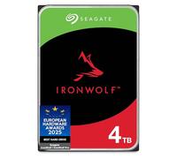 Seagate IronWolf 4TB, Unità disco interna, per NAS RAID, NAS, 3.5", SATA 6 GB/s, 7200 RPM, FFP, Data Rescue Service (ST4000VNZ06)