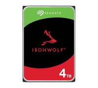 Seagate IronWolf 4TB, Unità disco interna, per NAS RAID, NAS, 3.5", SATA 6 GB/s, 7200 RPM, FFP, Data Rescue Service (ST4000VNZ06)