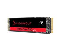 Seagate IronWolf 525 SSD, 2TB, SSD interna NAS - M.2 PCIe Gen 4, velocità fino a 5.000 MB/s, MTBF di 1,8 milioni di ore, 0,7 DWPD, 3 anni Rescue Services (ZP2000NM30002)