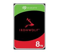Seagate IronWolf 8TB, Unità disco interna, per NAS RAID, NAS, 3.5", SATA 6 GB/s, 7200 RPM, FFP, Data Rescue Service (ST8000VNZ02)