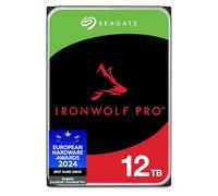 Seagate IronWolf Pro 12TB, Enterprise interna HDD NAS, per RAID NAS, CMR, 3,5-inch, SATA, 6Gb/s, 7200 RPM, 256 MB cache, FFP, Data Rescue Service (ST12000NTZ01)