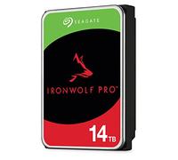 Seagate IronWolf Pro, 14TB, Hard Disk SATA da 6GBit/s, HDD, CMR 3,5" 7.200 RPM, Cache da 256 MB per NAS con Sistema RAID, 3 anni Rescue Services (ST14000NE0008)