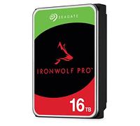 Seagate IronWolf Pro, 16TB, Hard Disk SATA da 6GBit/s, HDD, CMR 3,5" 7.200 RPM, Cache da 128 MB per NAS con Sistema RAID, 3 anni Rescue Services (ST16000NE000)