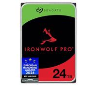 Seagate IronWolf Pro 24 TB, NAS Disk Interno, 3.5 Inch, 7200 U/Min, CMR, 256 MB Cache, SATA 6 GB/S, incl. 3 Anni Rescue Service, Modellno.: ST24000NTZ02