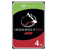 Seagate IronWolf Pro, 4TB, Hard Disk SATA da 6GBit/s, HDD, CMR 3,5" 7.200 RPM, Cache da 128 MB per NAS con Sistema RAID, 3 anni Rescue Services (ST4000NE001)