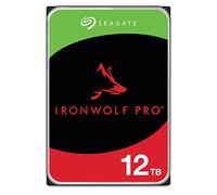 Seagate Ironwolf Pro da 12 TB Unità SATA da 6 Gbit/s, HDD, CMR 3.5" 7200 giri/min, Cache da 256 MB per NAS con Sistema RAID, Servizio di Recupero Dati Rescue 12000NE0007