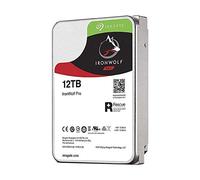 Seagate IronWolf Pro ST12000NE008 - Disco rigido interno NAS da 12 TB HDD, 3,5", 7200 giri/min, CMR, 256 MB di cache, SATA 6 GB/S, colore: Argento