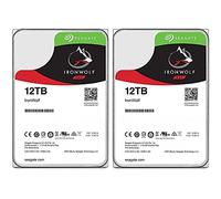 Seagate IronWolf ST12000VN0008 - Hard disk da 12 TB SATA 600-3,5", interno 7200 giri/min, buffer da 256 MB, confezione da 2